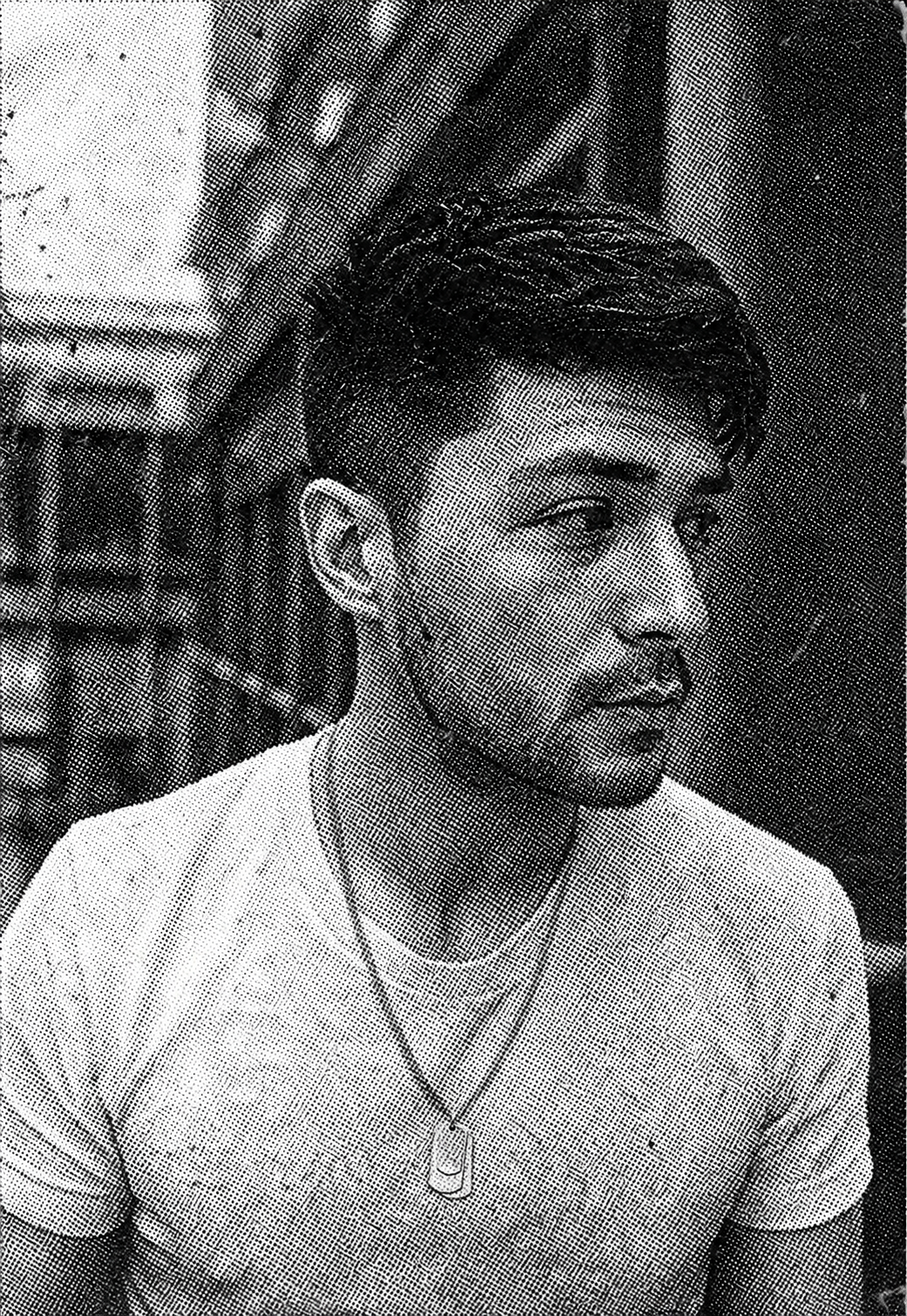 Photocopied file photograph of Brandon Aron
